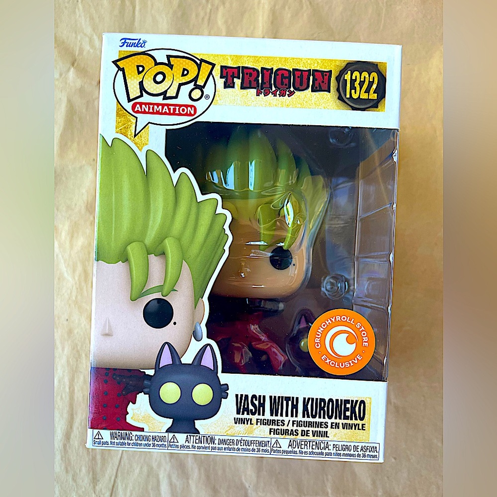 Trigun - Vash w/ Kuroneko Funko Pop!